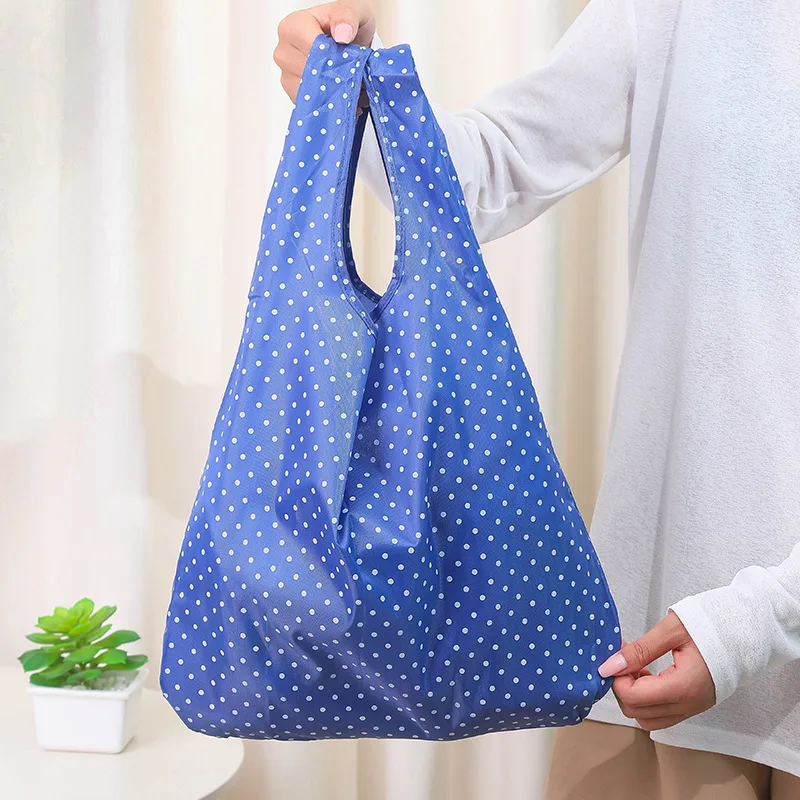 

Convenient Foldable Shopping Bag Handbag Supermarket Grocery Shopping Foldable Bag Oxford Cloth Bag