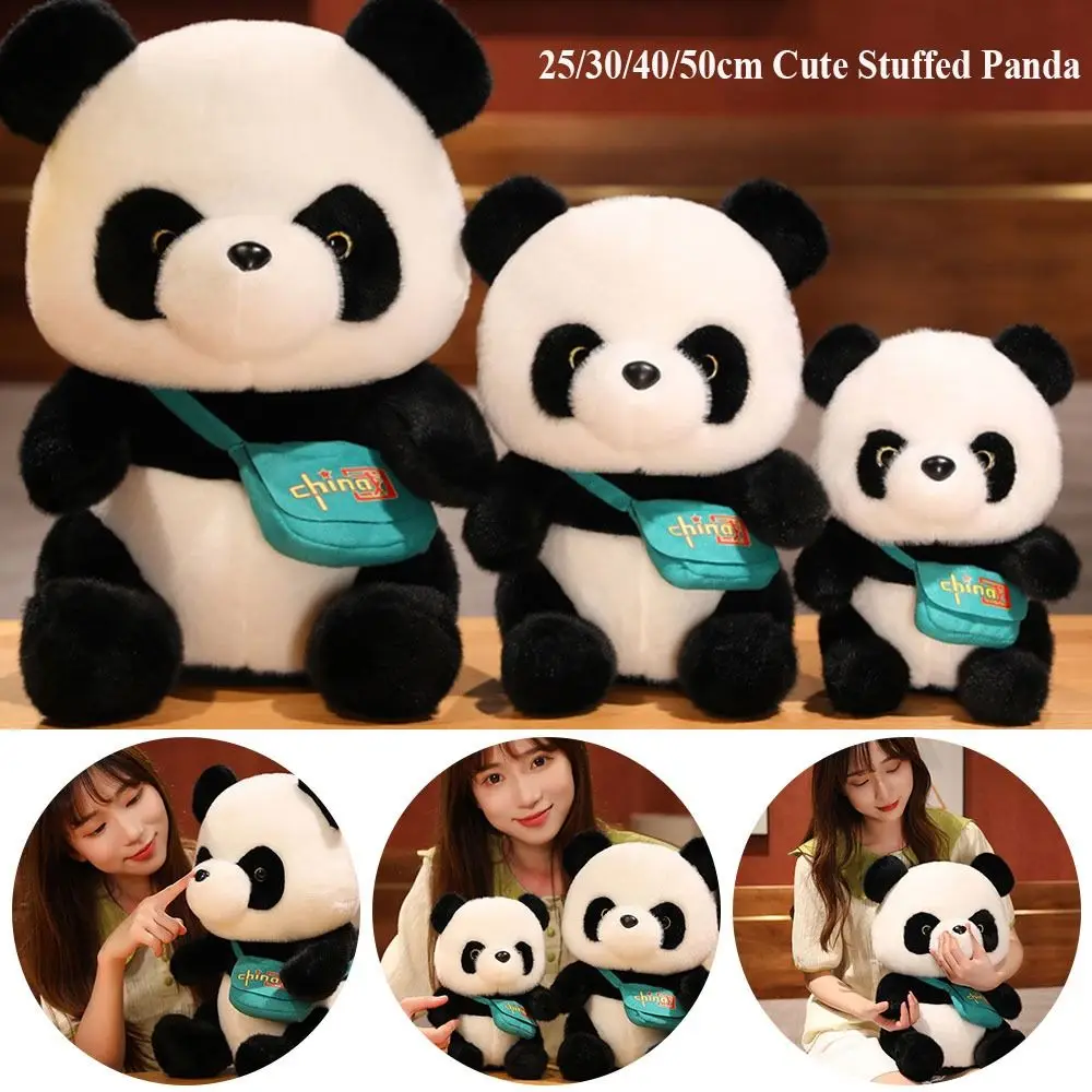 

Christmas Gift Sitting Panda Kids Baby Soft cloth Toy Stuffed Animals Present Doll Cute Cartoon Pillow Plush Panda