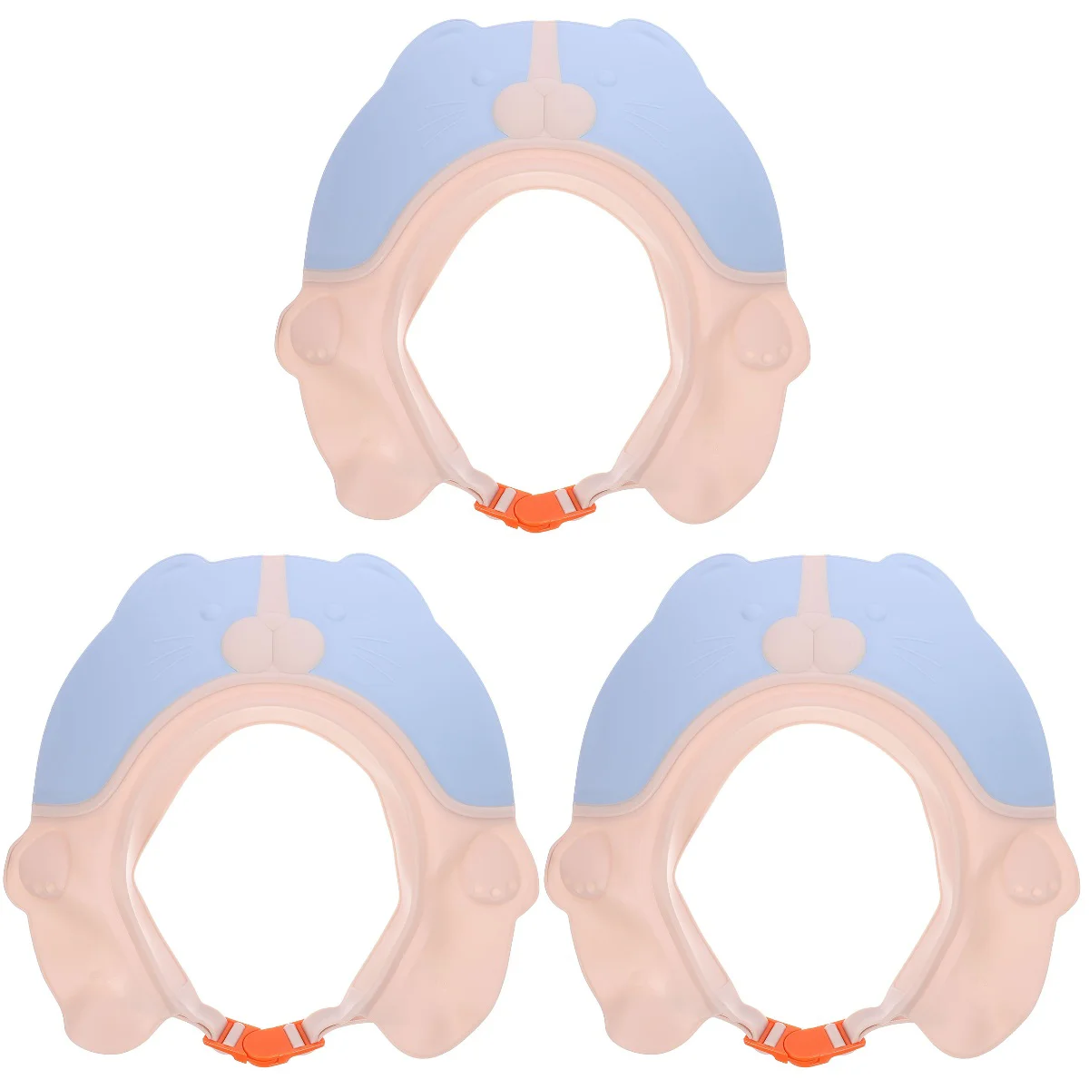 

3pcs Baby Shower Hat Adjustable Toddler Hair Washing Hat Toddler Shampoo Caps