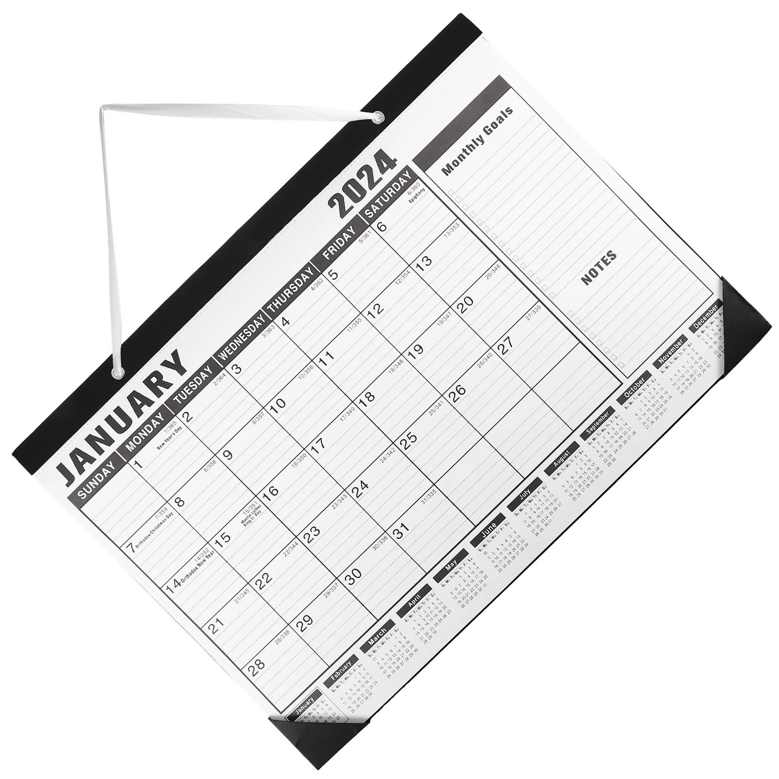 

Календарь большой, календарь на год, большие календари, обратный отсчет на английском языке 2023-2024, ежедневное использование