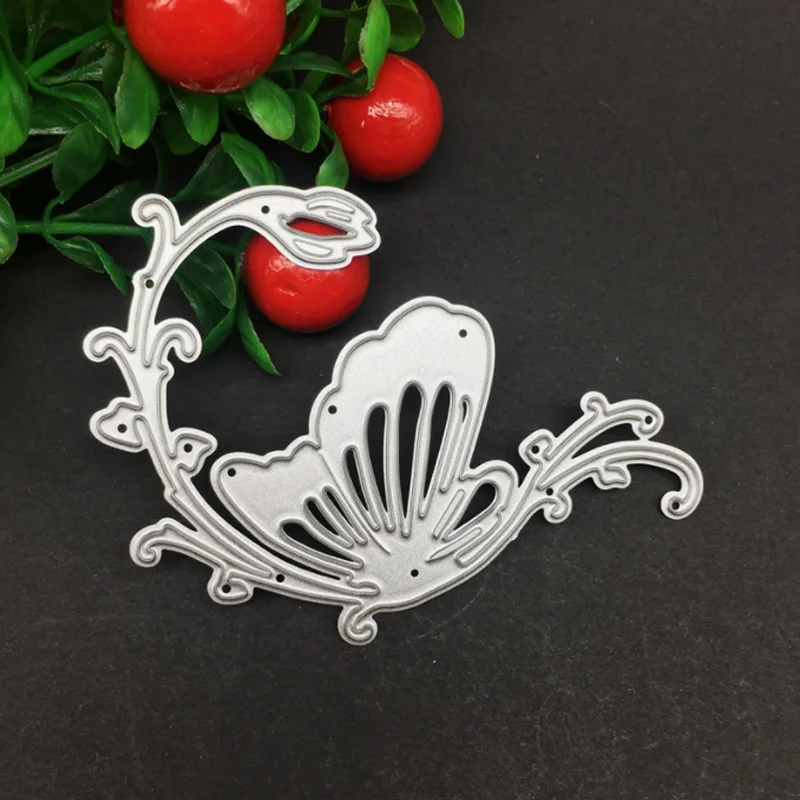 Милые металлические Вырубные штампы в виде бабочки лозы сделай сам вырез для