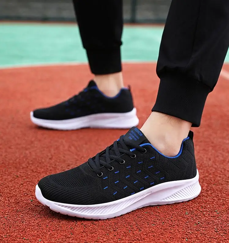 

size 45 tenis Men's sneakers casual men Vulcanized shoes sport trainers travel flying running shoes zapatos informales de hombre