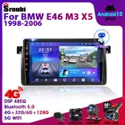 Автомагнитола на Android для BMW E46 M3 X5 1998-2006 мультимедийный видеоплеер 2 Din навигация Carplay DVD головное устройство аудио стерео видео
