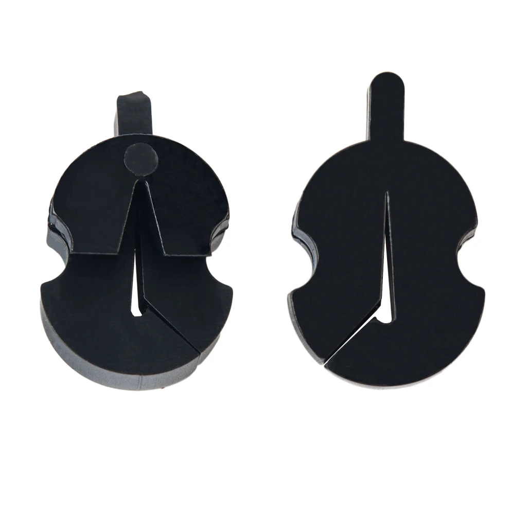 NAOMI 10 Pcs Violin Mute Rubber Fiddle Silencer Practice Volume Control Black Parts | Спорт и развлечения