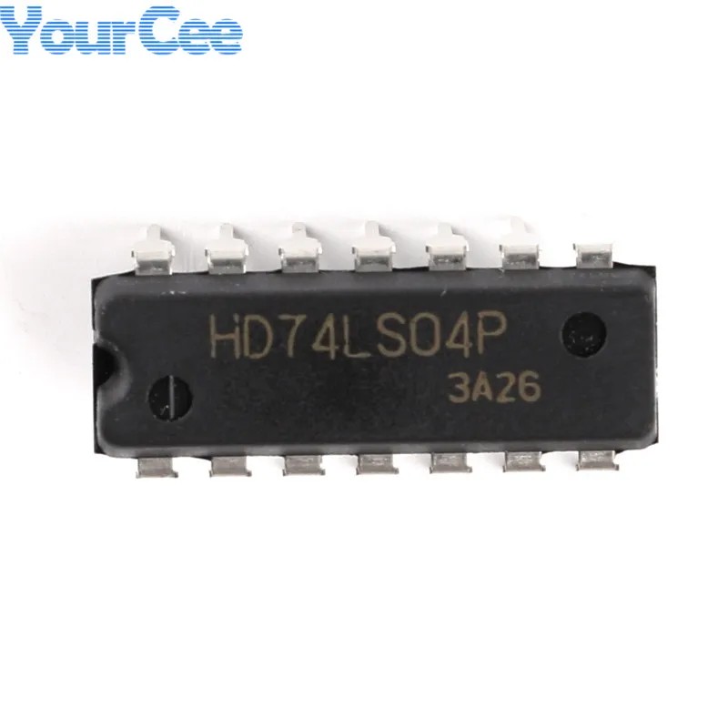 

HD74LS04P DIP-14 In-line шесть инверторов