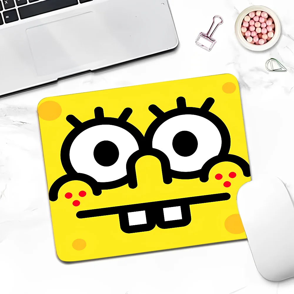 Мультфильм S-Spongebob DIY Офисный Компьютерный Коврик Для Мыши Противоскользящий