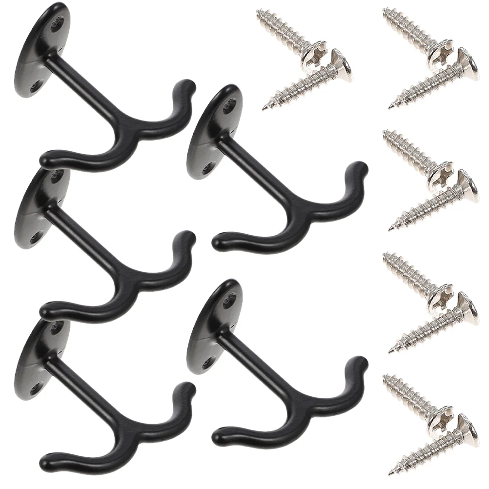 

Hooks Closet Ceiling Coffee Mug Cabinet Wardrobe Coat Hat Zinc Alloy Hangers Shelf