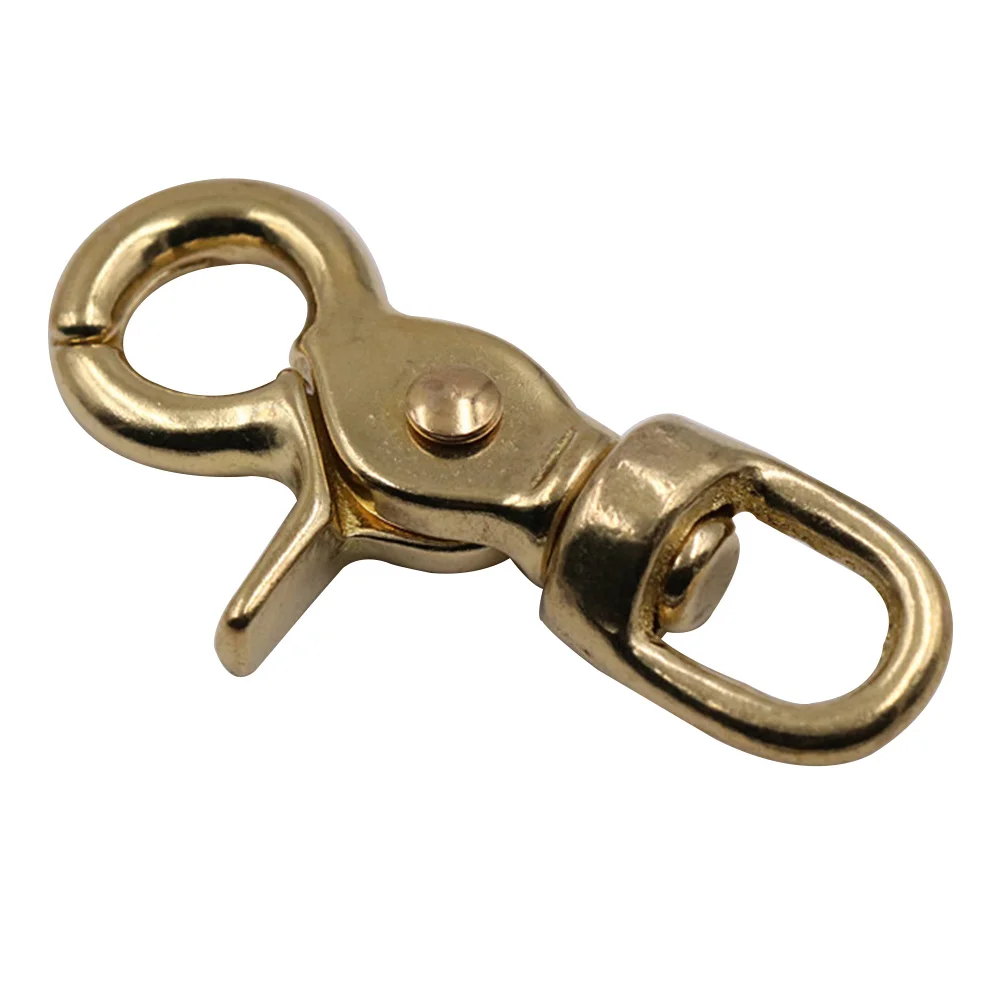 

Lobster Brass Clasp Snap Swivel Clip Hook Clasps Hooks Clips Trigger Claw Strap Snaps Key Leash Sleeve Rings Carabiner Buckle