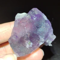 43 8gnatural rare dream purple fluorite cluster mineral teaching specimen stone and crystal healing home decoration
