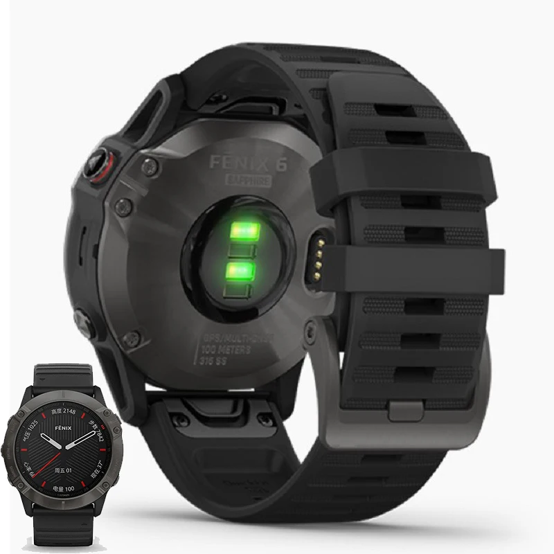 22mm 26mm Quick Release Silicone Strap for Garmin Fenix6x/6S Pro Official 5X Replacement Watchband for Garmin Fenix7 7X 6X Watch