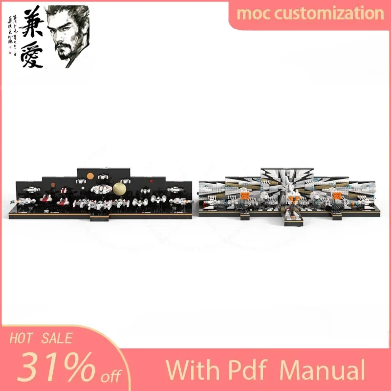 2948PCSMOCstarbattle Series-Episode VI Micro Diorama: Jump Into Hyperspace Полный пакет Строительные блоки