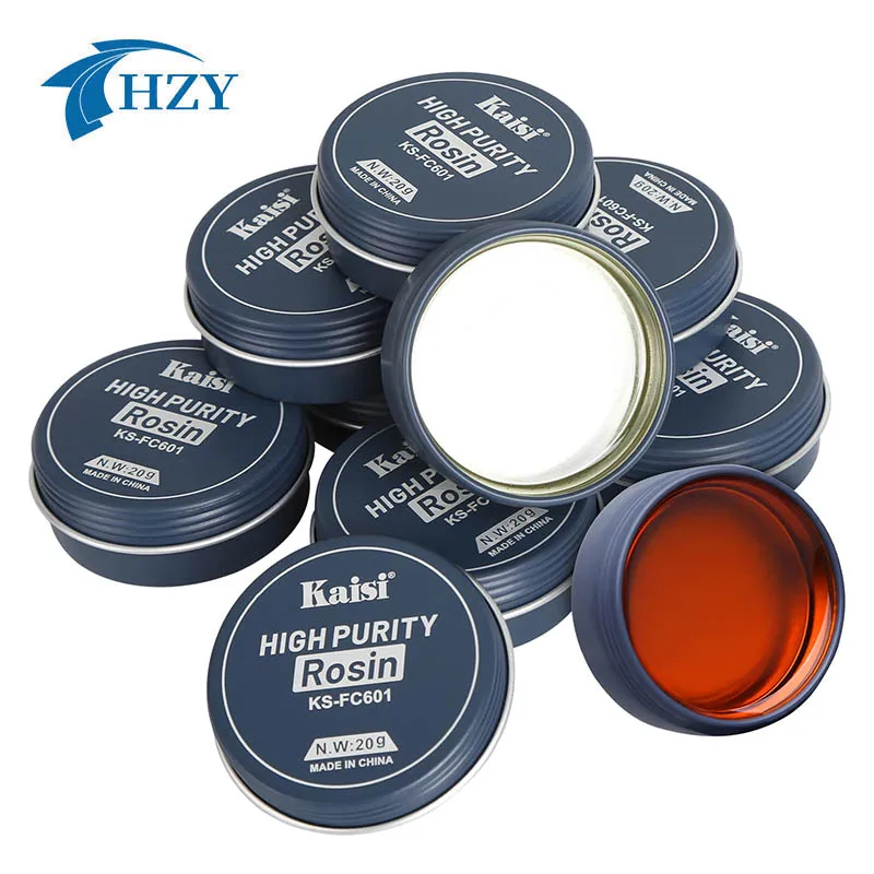 

Паяльный флюс Kaisi твердый без галогенной канифоли, мягкая канифоль 20 г, неочищенная сварочная паста для ремонта печатных плат, BGA телефонов