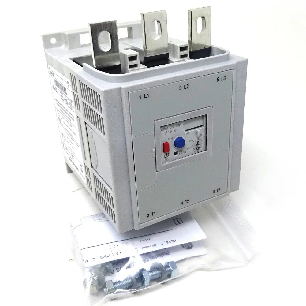 

Brand New Allen Brad-ley 193-EEJF Overload Relay E1 Plus Manual / Auto Reset 40-200A Range Solid State 3 Phase Good Price