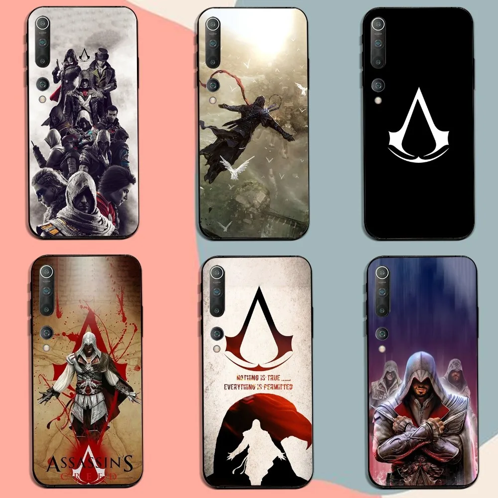 A-Assassins Game C-Creed Phone Case For Xiaomi 11 Redmi Note 5G 8T 9A 9 10T Note8Pro Note9 12SUltra Black