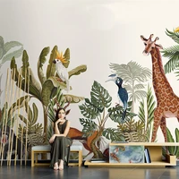 18d wallpapers southeast asian animal plant background wallpaper wall mural for living room bedroom wall covering