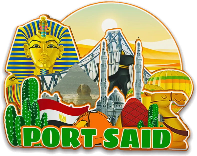 Фото Декоративные магниты для Dahab Giza Kom Ombo Edfu Port Said Marsa Alam Egypt City Landmark, дорожные сувениры, наклейки на холодильник, подарки №3