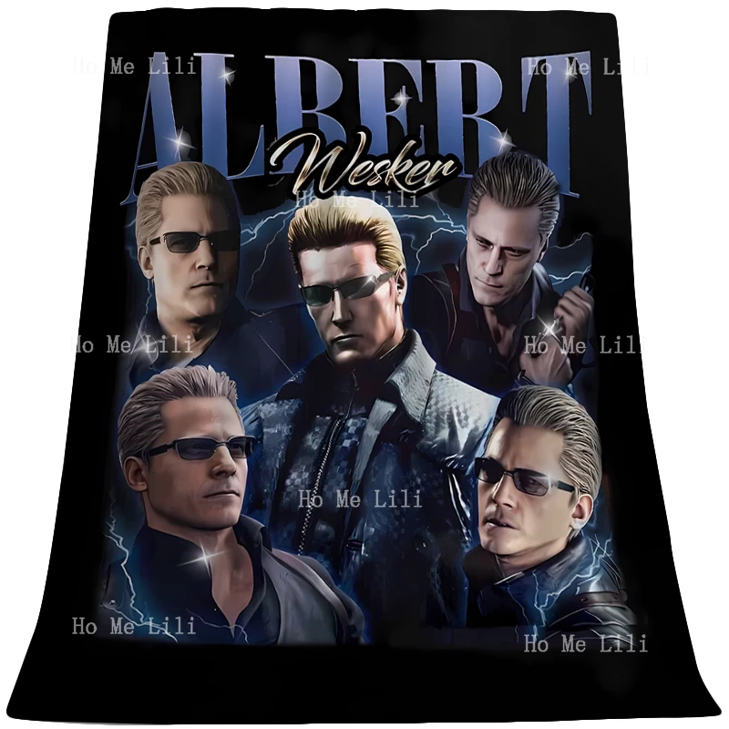 Фланелевое Одеяло в стиле ретро 90-х актеров Альберта Wesker подходит для всех