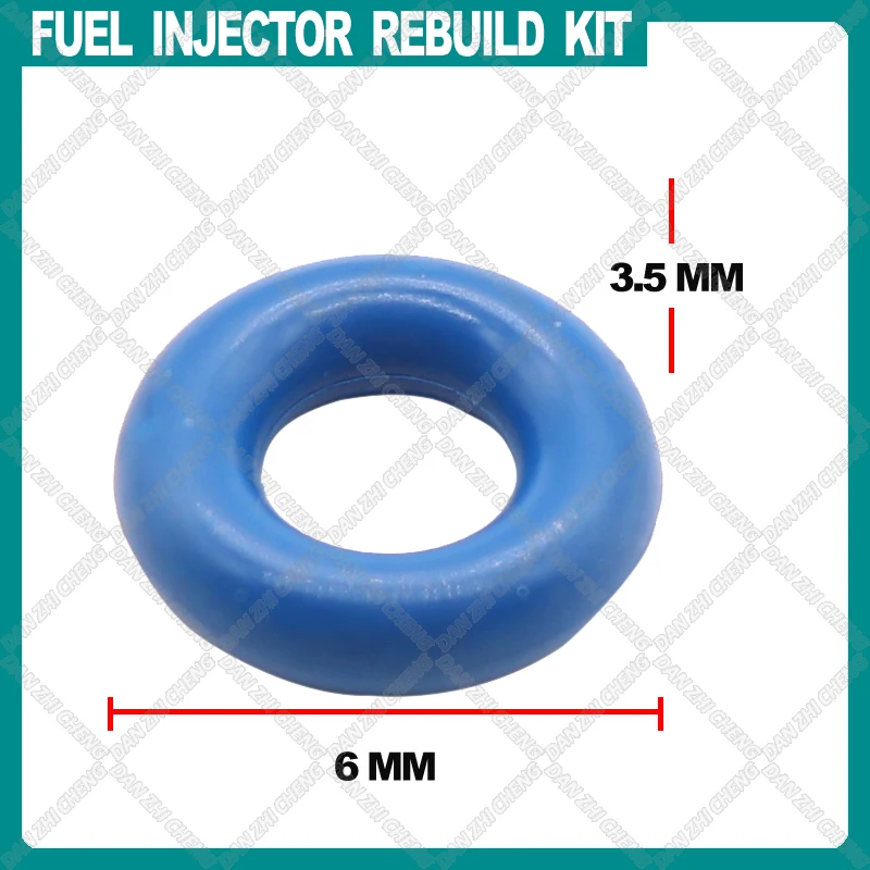 

Wholesale 100pieces GDI fuel injector rubber oring seal 6*3.5mm for toyota audi cars repair kits for AY-O2215