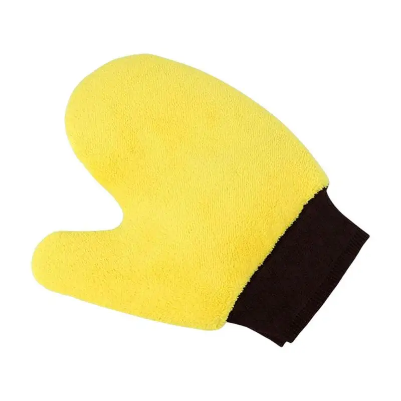 

Car Wash Gloves Soft Microfiber Coral Velvet Strong Absorbent Body Cleaning Gloves Dust Collectors Car Cleaning Supplies