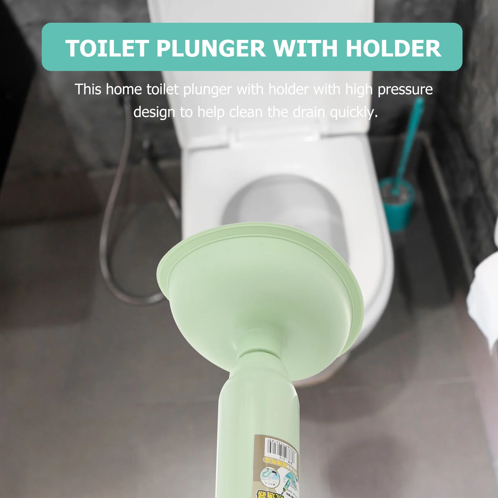 

Heavy Duty Plunger Toilet Unclog High Pressure Sink One Shot Holder Kitchen Plungers Bathroom For Dispenser Sinks