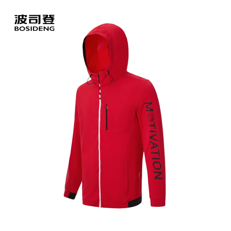 

BOSIDENG летняя куртка для мужчин с длинным рукавом пальто с капюшоном тонкое пальто высокого качества B90522147