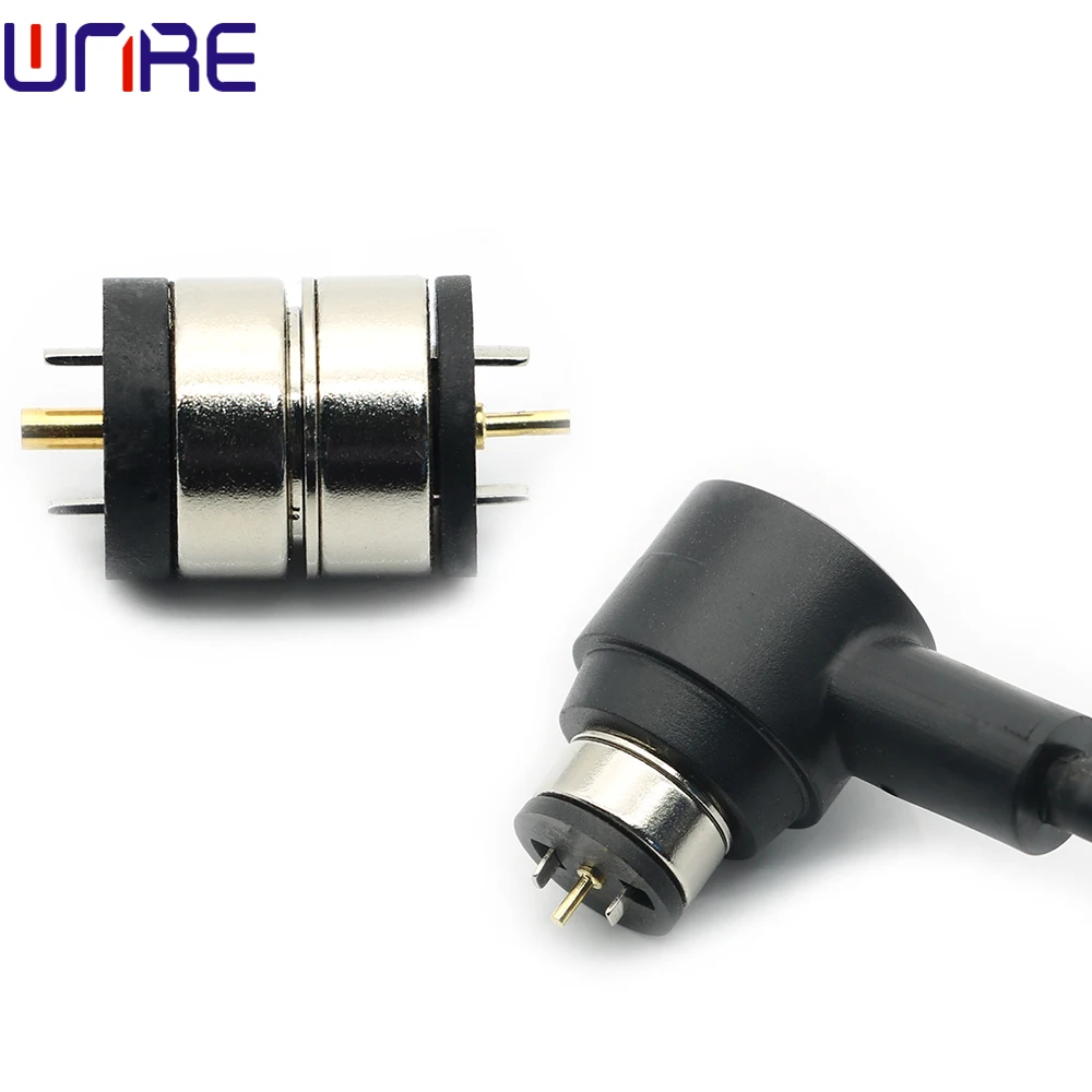 Магнитные разъемы cx-10 × 10 мм 2P женский и мужской Pogopin с сильной адсорбцией разъем