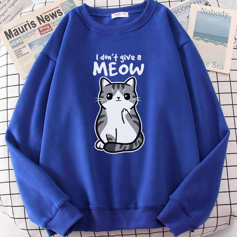 

Толстовка мужская с капюшоном, милый свитшот с котами и надписью «Meow», спортивная одежда, утепленное боди, пуловер в стиле хип-хоп, Осень-зима 2022