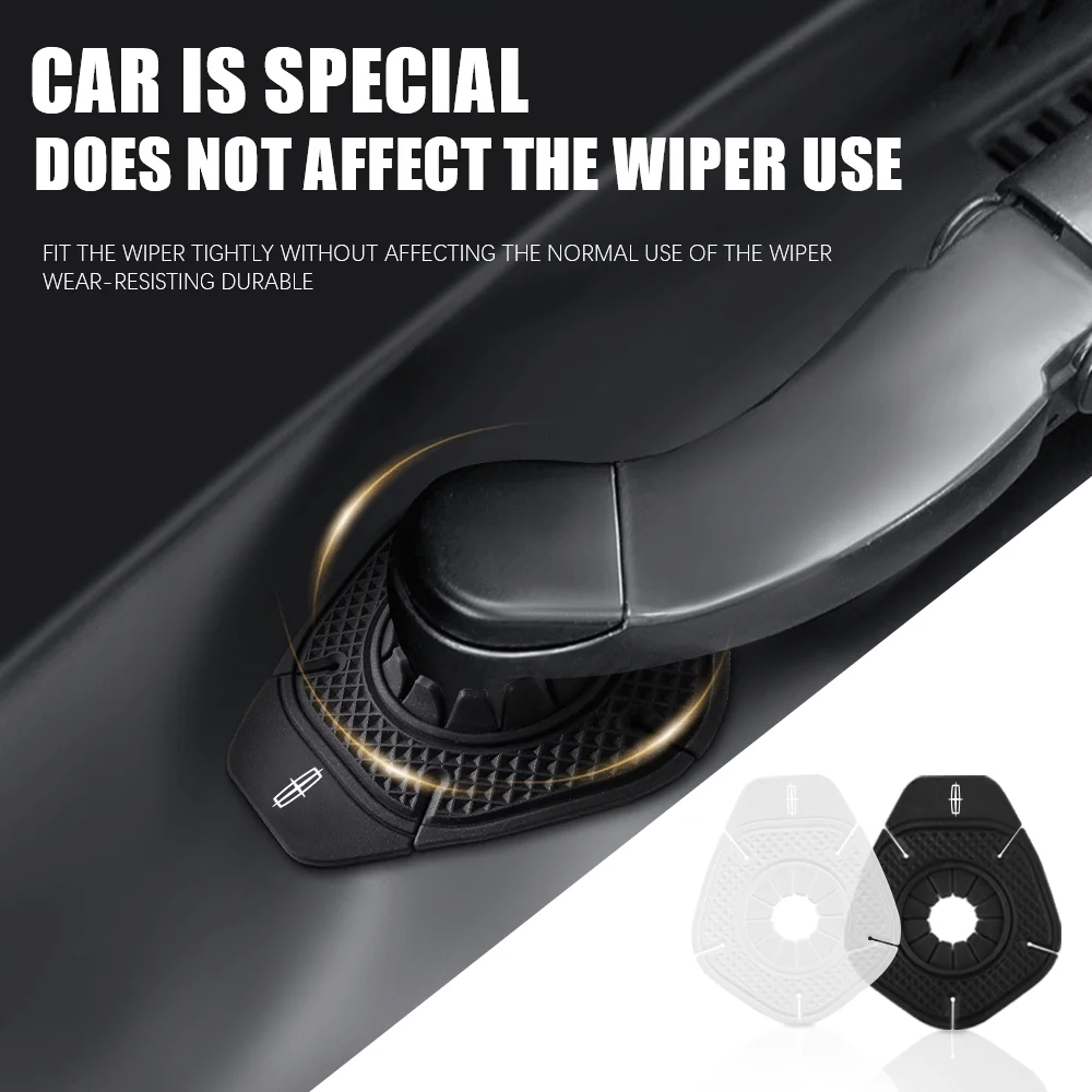

1/2pcs Car Windshield Wiper Arm Hole Protection Cover Silicone Dust Cover For Lincoln MKZ Continental Corsair MKC Navigator