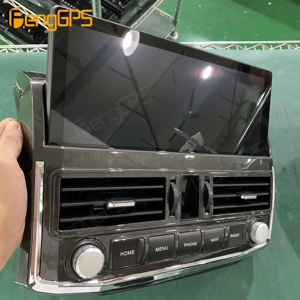 Android 12 для Toyota Prado 150 2014-2017 Tesla Style вертикальный экран автомобильное радио