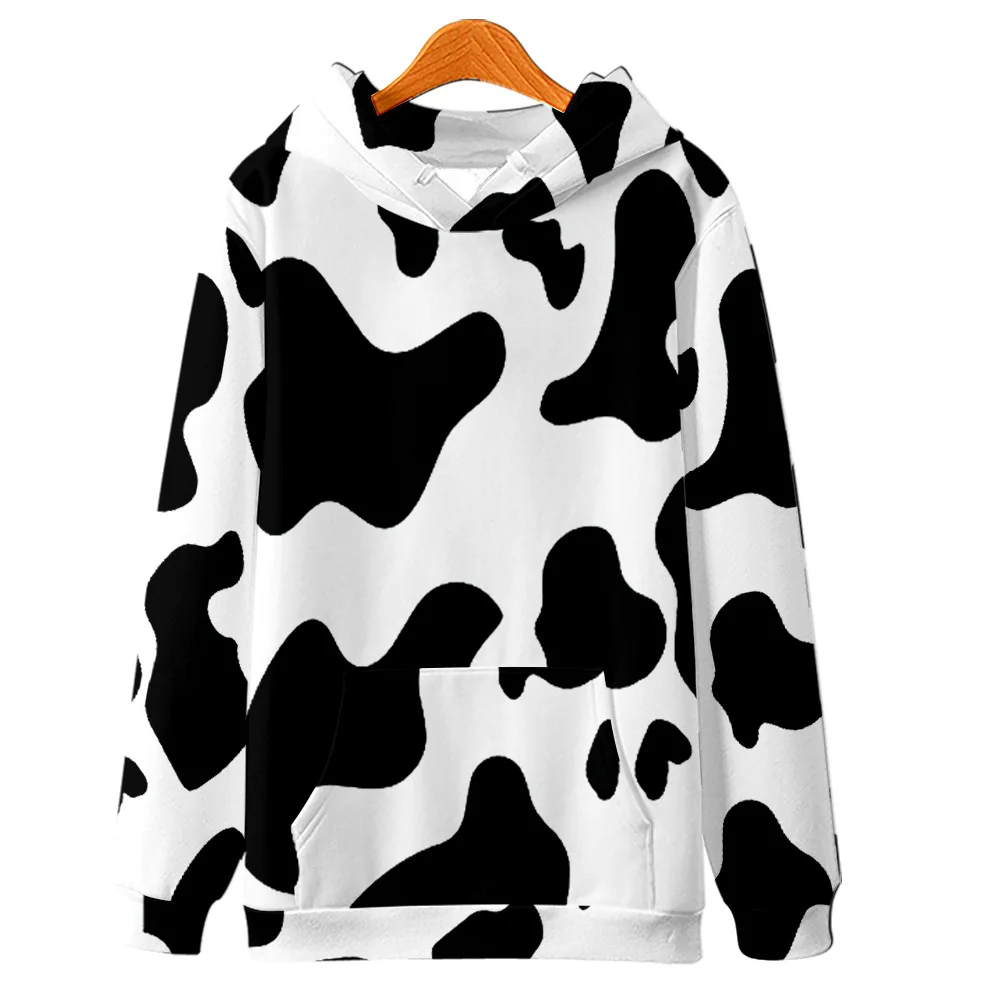

Black White Cow Hoodies Boy girls kids Hoodie Sweatshirt Men women Tracksuit Fashion Children Jacket Coat Anime Clothes