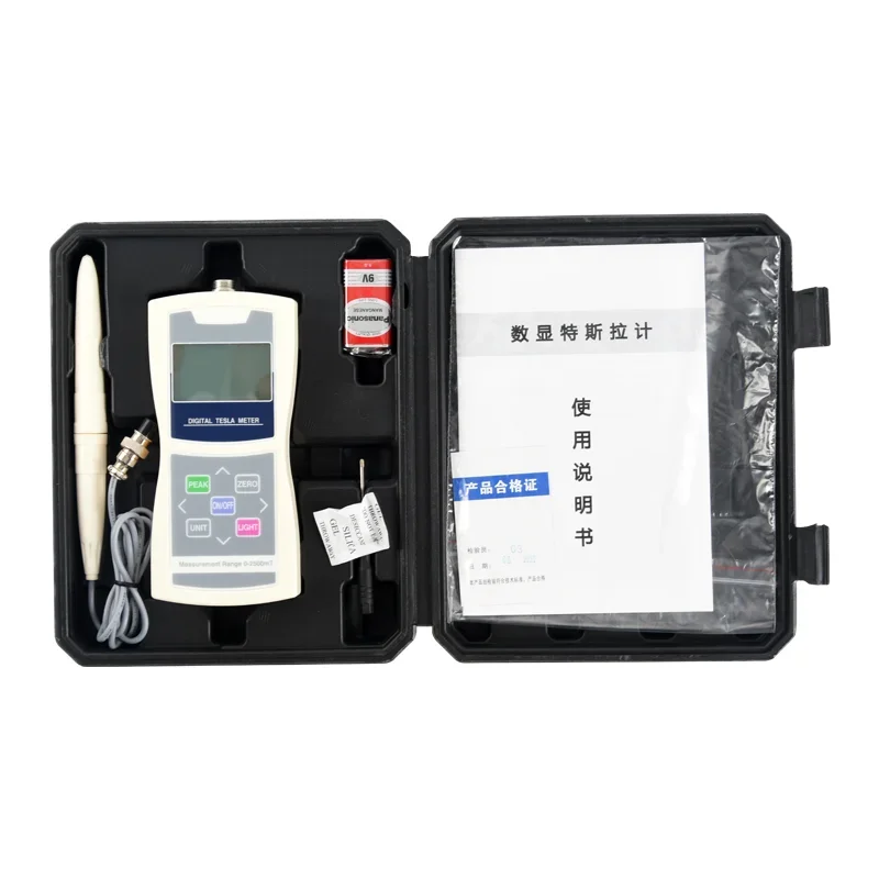 Цифровой Магнитометр Тесла Точность 1%/2%/5% Гаусс Ручной Магнитный Флюс Тест