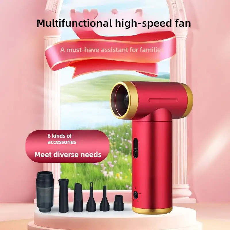 Портативный Дорожный Мини-вентилятор Высокоскоростной Перезаряжаемый