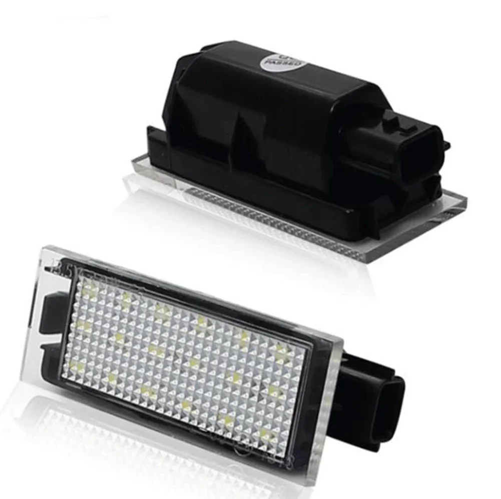 Подсветка номерного знака автомобиля белого цвета 18 SMD для Renault Megane Twingo Lagane 2004-2010
