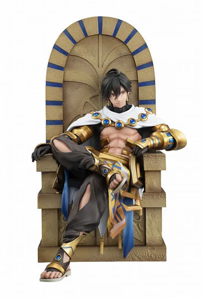 Экшн-фигурка из ПВХ с рисунком аниме Fate Fate/Grand Order Ramesses II ozymandays сидящая