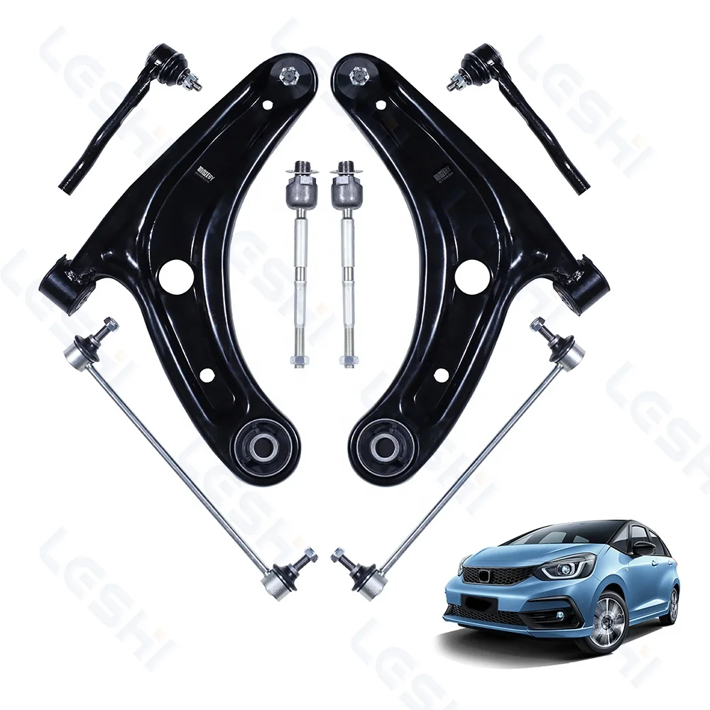 

Leshi Ball Joints Rack End Control Arm Suspension Kits Auto Parts For Honda Jazz Fit GD1 GD3 GD6 GD8 2003 - 2008