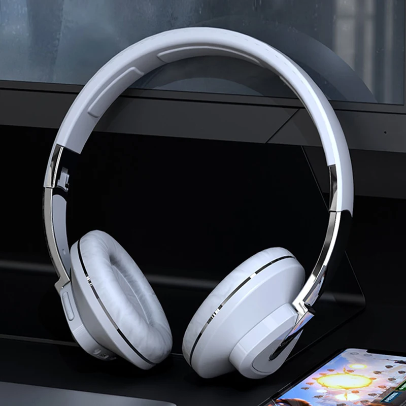 HIFI стереонаушники Bluetooth наушники Музыкальная гарнитура FM и поддержка SD-карты с