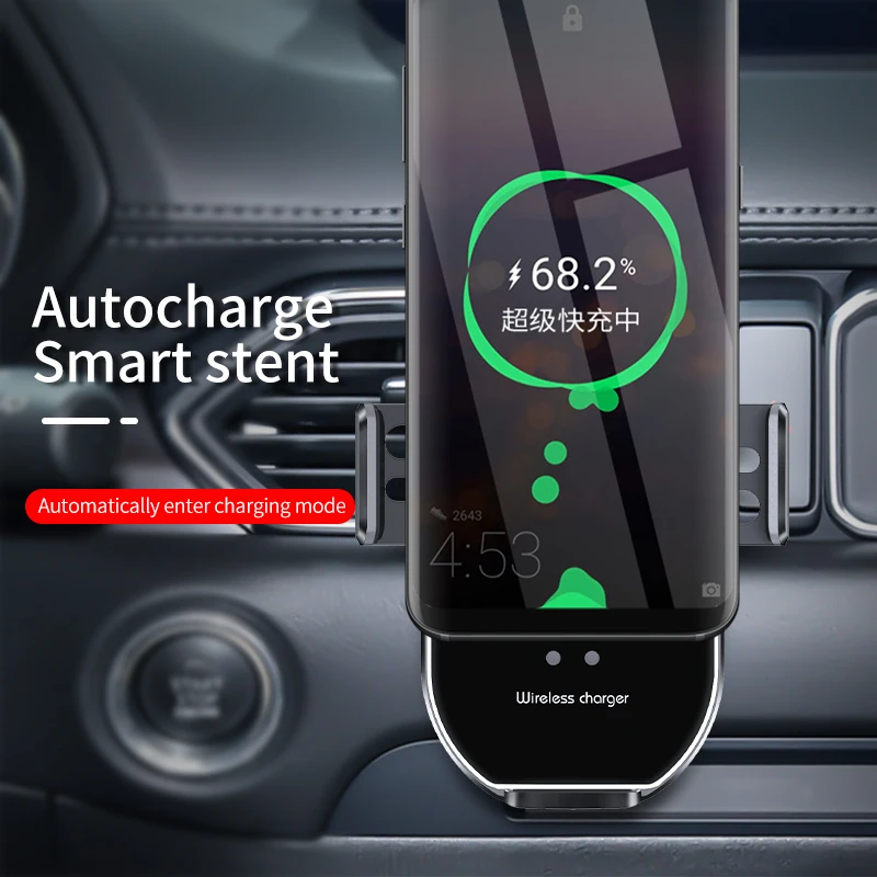 

Гравитационный Автомобильный держатель для телефона с креплением на вентиляционное отверстие, подставка для мобильного телефона, смартфона, GPS, поддержка iPhone 13, 12, Xiaomi, Samsung