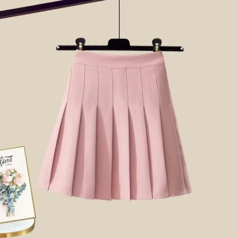 Женский трикотажный кардиган с юбкой комплект из трех предметов большого