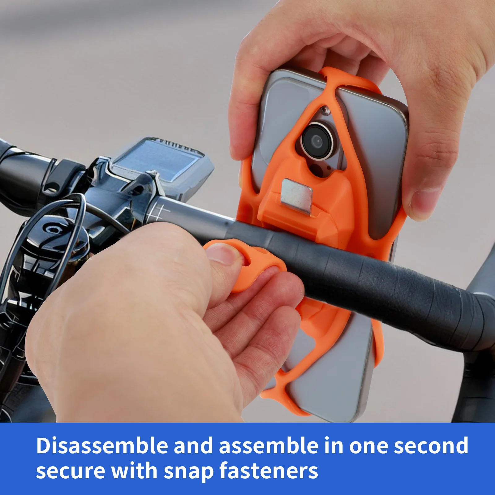 360 ° Вращающийся Сверхстабильный Держатель Для Телефона На Мотоцикле Большой