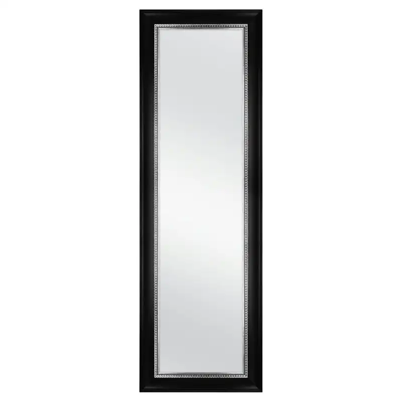 

Mirror, Black With Pewter, 17" X 53"