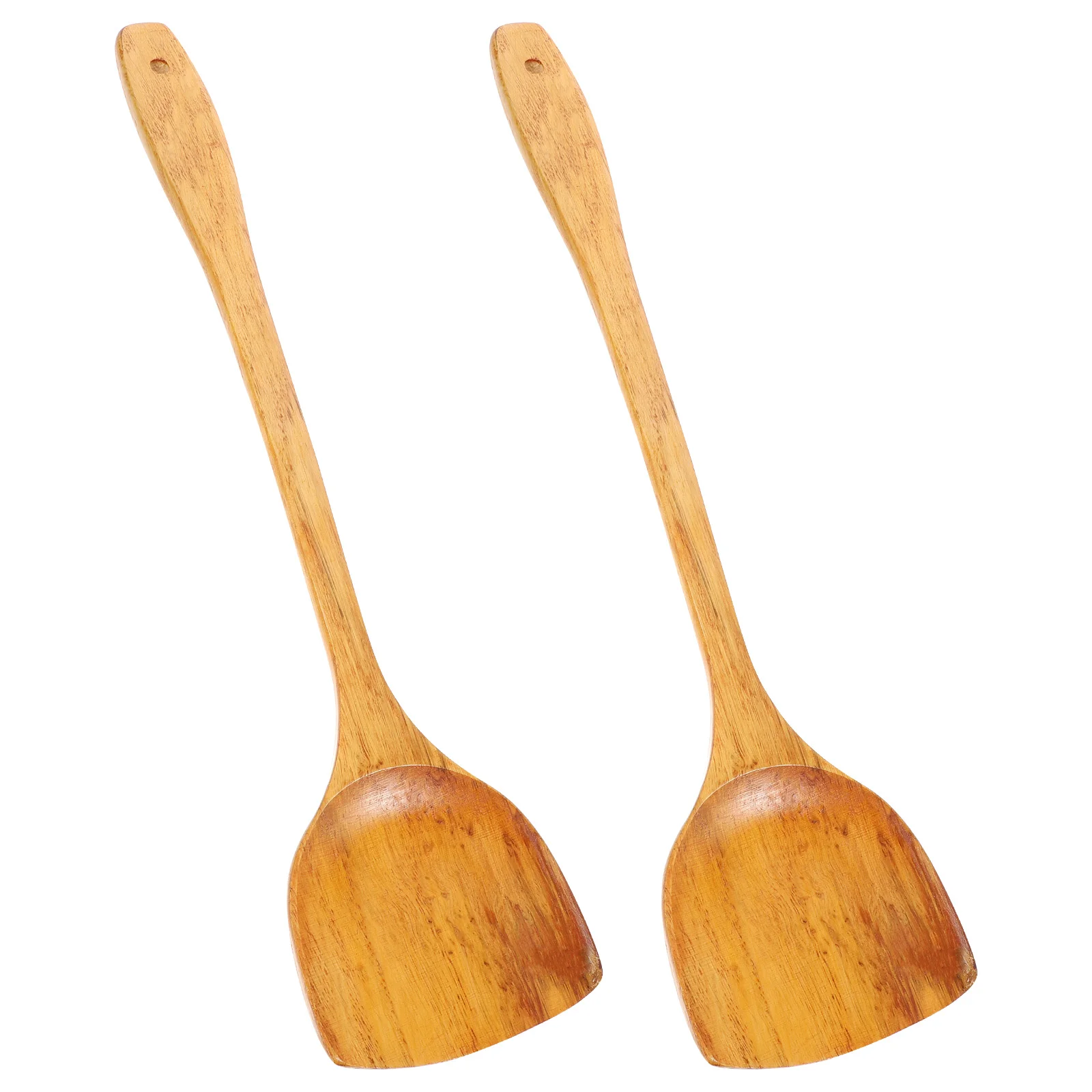 

Spatula Wood Wooden Cooking Wok Utensils Turner Kitchenfor Set Utensil Nonstick Flipper Turners Frying Flat Cookware Spurtle