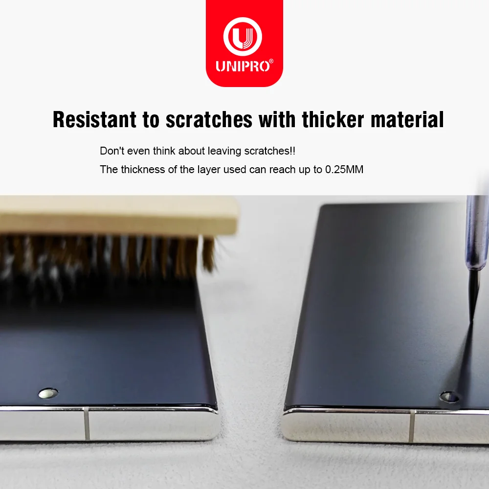 Фото Защитная гидрогелевая пленка UNIPRO 250um HD MATTE UV из стекловолокна для защитных пленок для экранов, совместимая с режущими машинами MX-5T и CA-390. №4