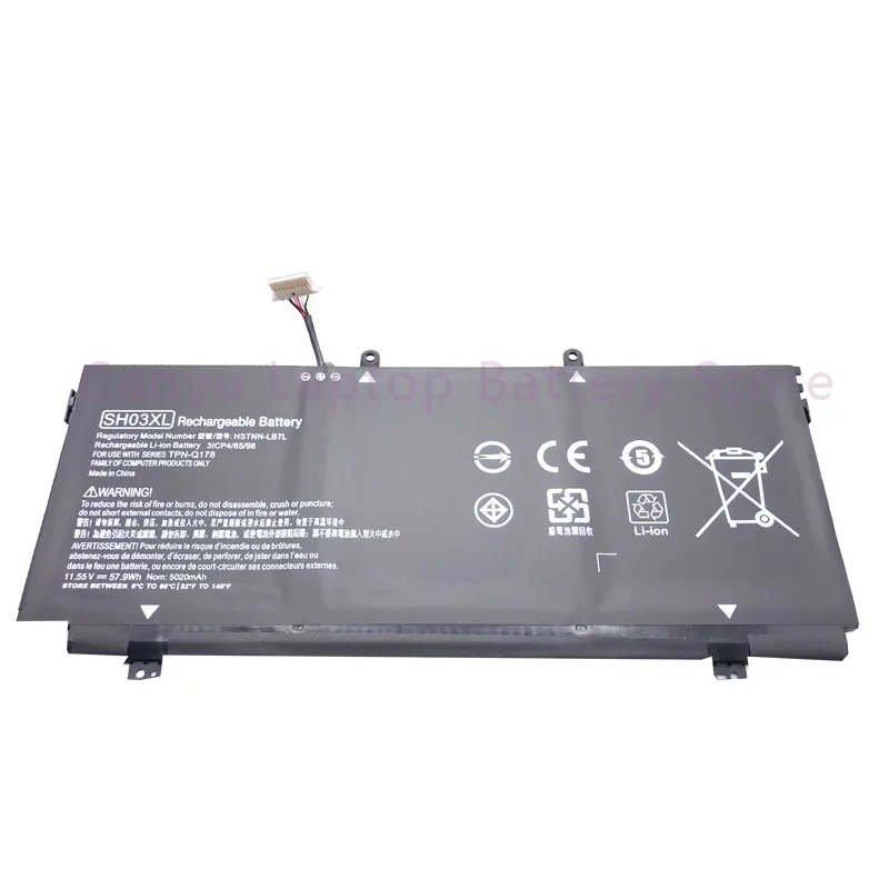 

Новый аккумулятор SH03XL SH03057XL для ноутбука HP Spectre x360 13-AC033DX