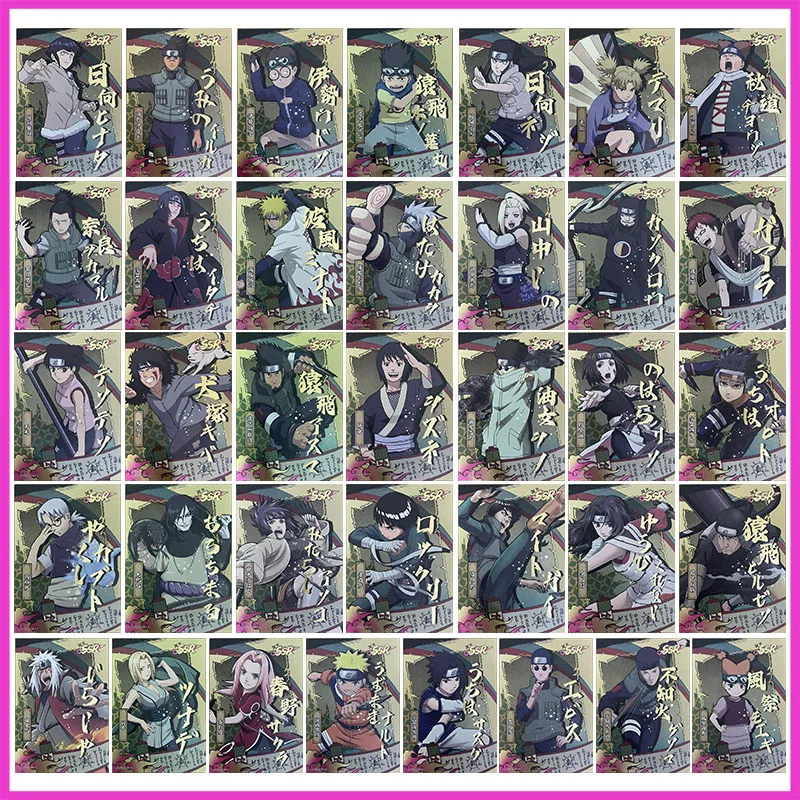Коллекционная карта аниме NARUTO Rare SSR Hyuga Hinata Umino Iruka Temari Nara Shikamaru Uchiha Itachi игрушка для