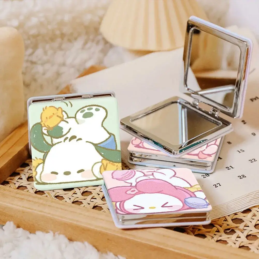 

Зеркало для макияжа Hello Kitty Sanrio, двустороннее, аниме Kuromi My Melody