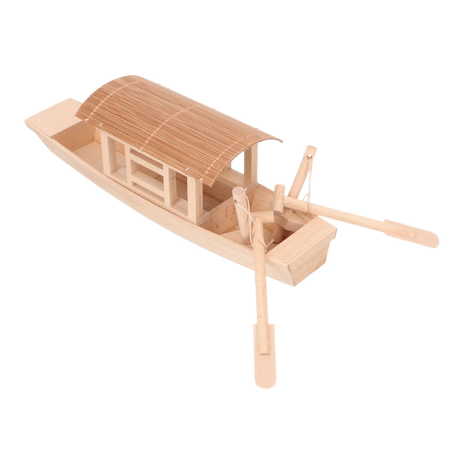 Boat Model Wooden Ship Fishing Nautical Sailboat Ornamentkids 4 8 Party Favors Wood Decoration Figurine Decor Canoe Chinese