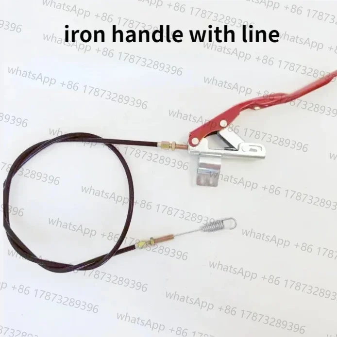 Фото Рукоятка сцепления для культиватора (1 шт.), с рычагом и резиновой накладкой, замена для моделей 170-186-192 №1