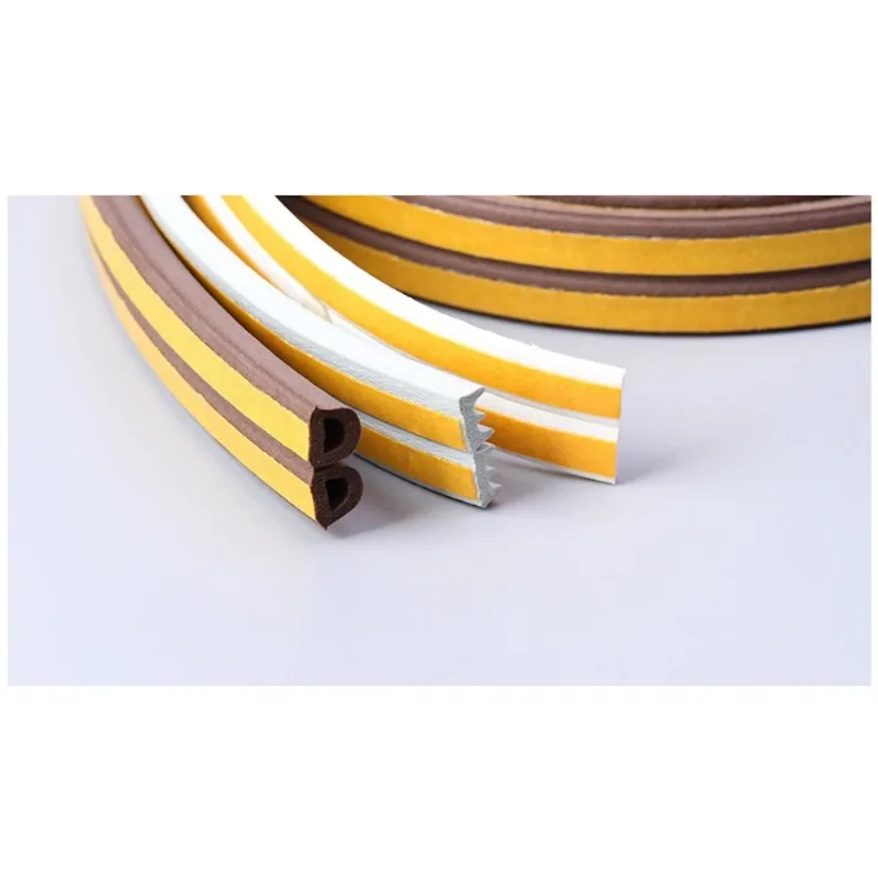 Самоклеящаяся резиновая уплотнительная лента из EPDM раздвижная створка для двери