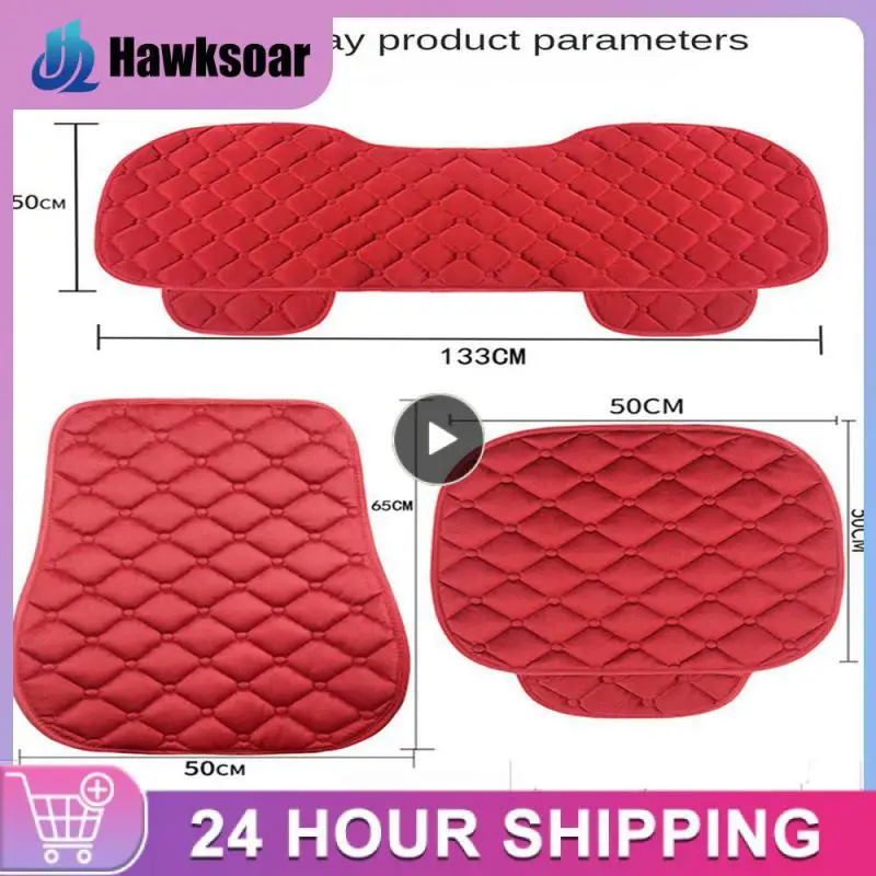 

Прочный автомобильный защитный коврик, коврик, передняя и задняя флокирующие тканевые подушки для автомобильного сиденья, практично, сохраняет тепло, не скользит