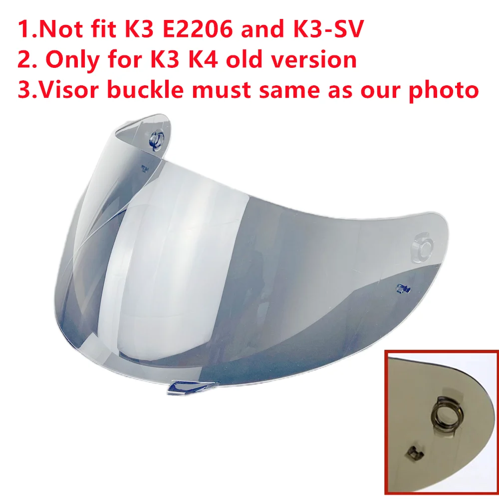 

Козырек для AGV Old K3 K4, аксессуары для шлема Viseira Capacete, сменные солнцезащитные линзы, противотуманное покрытие, защита от ультрафиолета, линзы